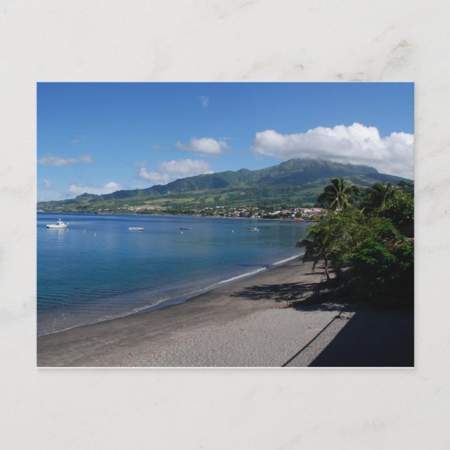 Postal Panorama de Martinica (Anverso)