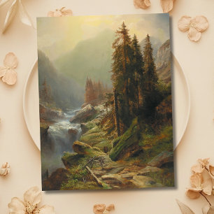 Postal Panorama de montaña grande - Albert Zimmermann