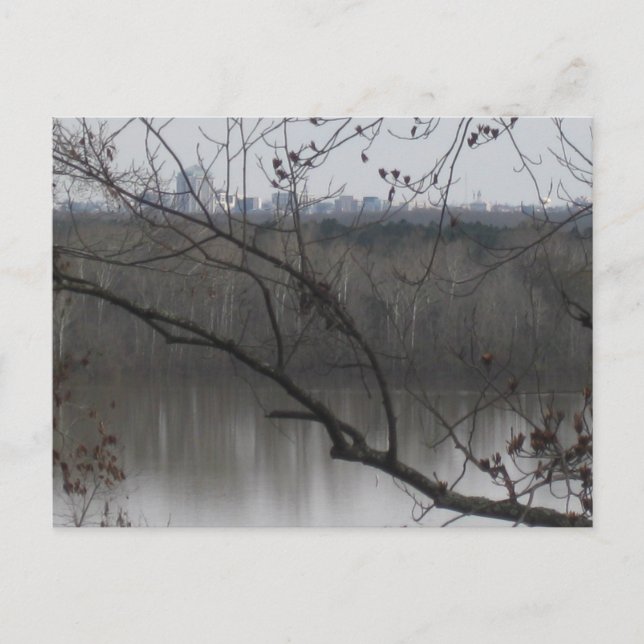 Postal Panorama de Montgomery desde Prattville Nature & C (Anverso)