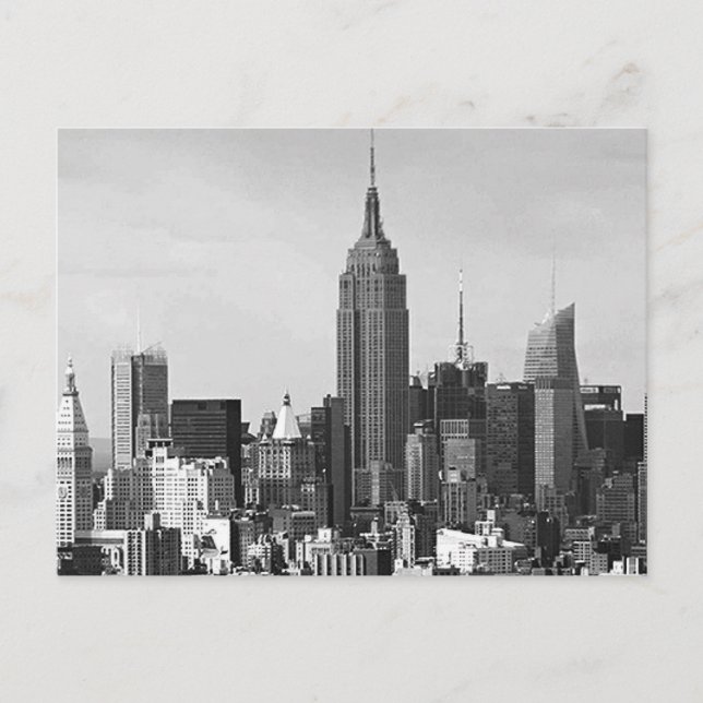 Postal Panorama de Nueva York (Anverso)