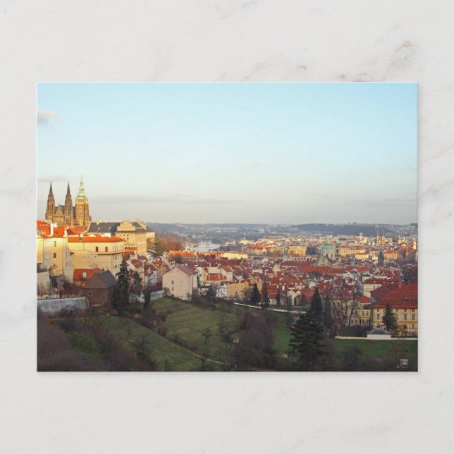 Postal Panorama de Praga (Anverso)