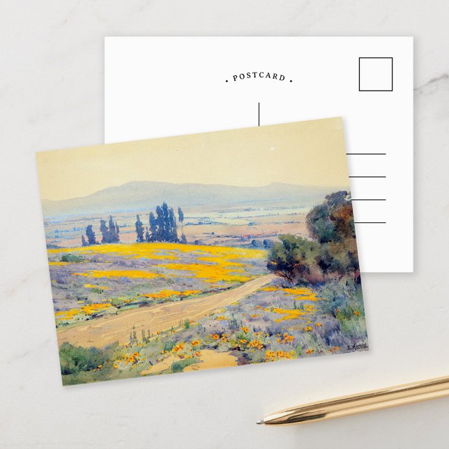 Postal Panorama de primavera de California | Elmer Wachte (Subido por el creador)