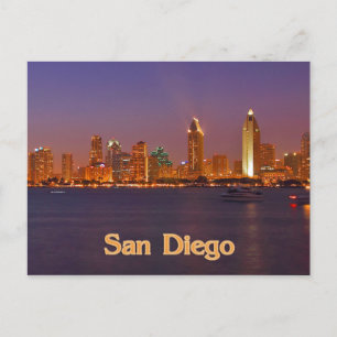 Postal Panorama de San Diego