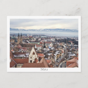 Postal Panorama de Sibiu