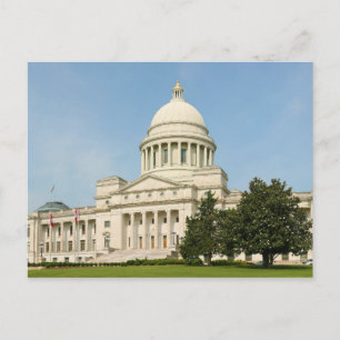 Postal Panorama del Capitolio Estatal de Arkansas