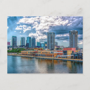 Postal Panorama del centro de Tampa