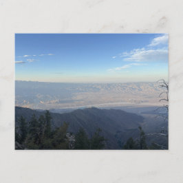 Postal Panorama del mirador de la montaña con valle sinuo