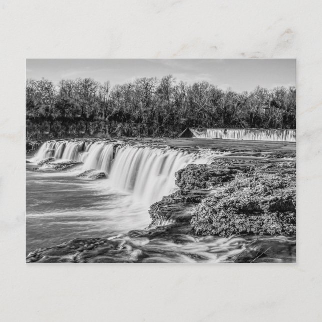 Postal Panorama general de las cataratas Joplin Grand Fal (Anverso)
