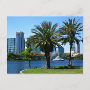 Postal Panorama urbano de Orlando Florida
