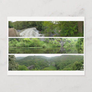 Postal panoramas paisajísticos del distrito de Peak