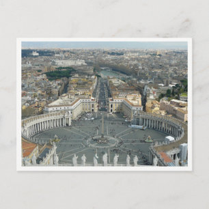 postal panorámica de la Ciudad del Vaticano