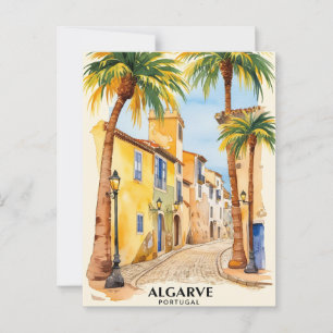 Postal panorámica del Algarve Portugal - Viaje cos