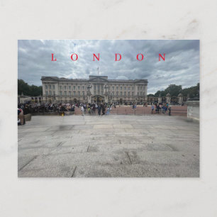 postal panorámica del Palacio de Buckingham de Lon