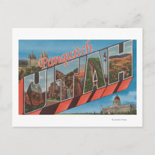 Postal Panquitch, Utah - Escenas de letras grandes