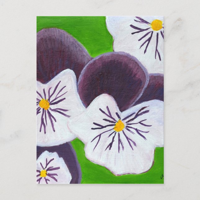 Postal Pansies (Anverso)