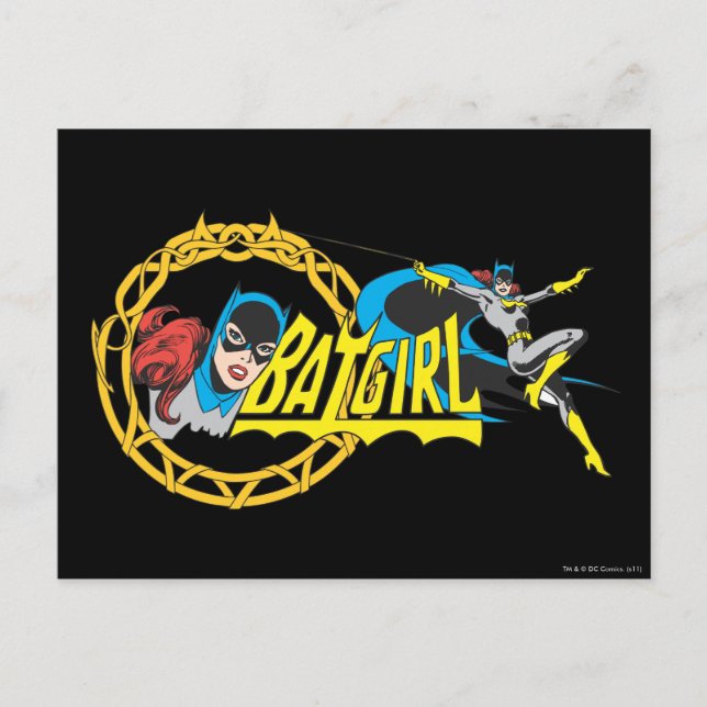 Postal Pantalla Batgirl (Anverso)