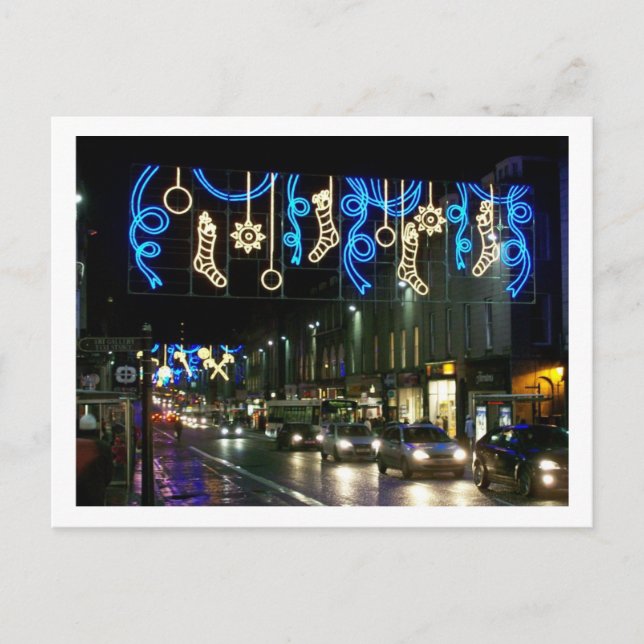 Postal Pantalla festiva (Anverso)