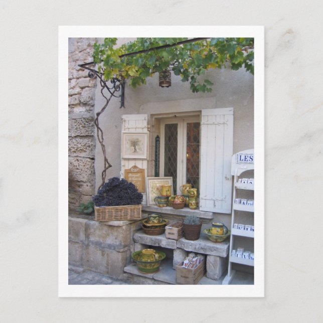 Postal Pantalla frontal de la tienda provenzal (Anverso)