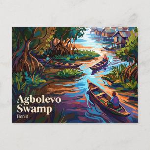 Postal Pantano de Agbolevo, Ganvié Benín