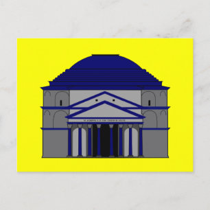 Postal Panteón, inspiraciones de Roma