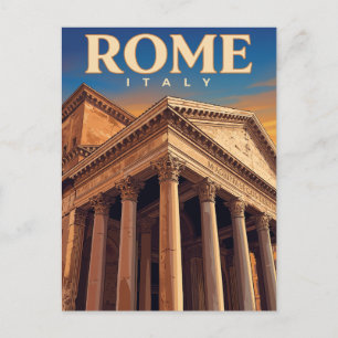 Postal Panteón Italia