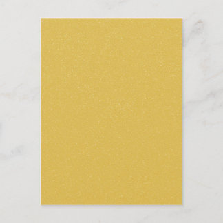 Postal PANTONE Custard YELLOW con fino Purpurina falso