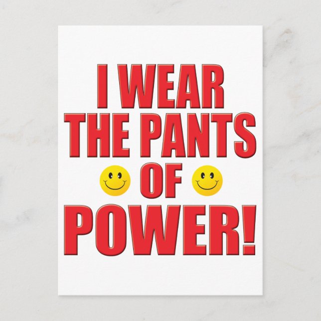 Postal Pants Power Life (Anverso)