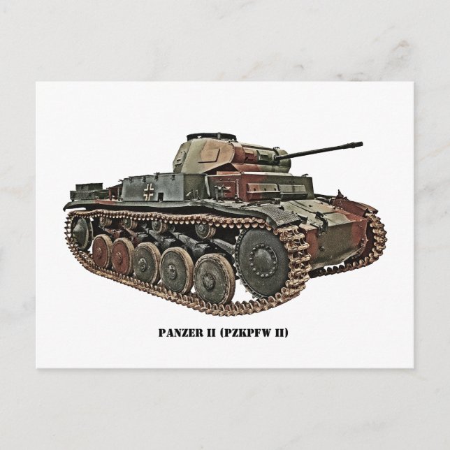 Postal Panzer II (Anverso)