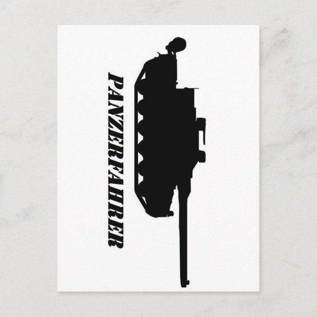 Postal panzerfahrer (Anverso)