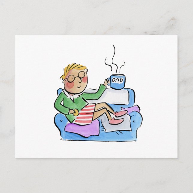 Postal Papá (Anverso)