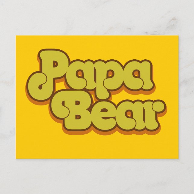 Postal Papa Bear (Anverso)