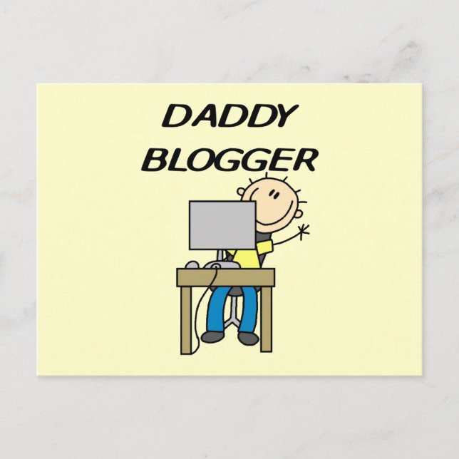 Postal Papa Blogger (Anverso)
