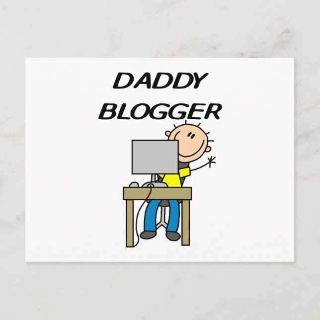 Postal Papa Blogger (Anverso)