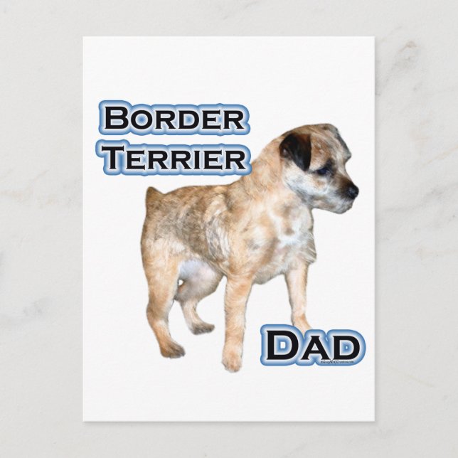 Postal Papá Border Terrier 4 (Anverso)