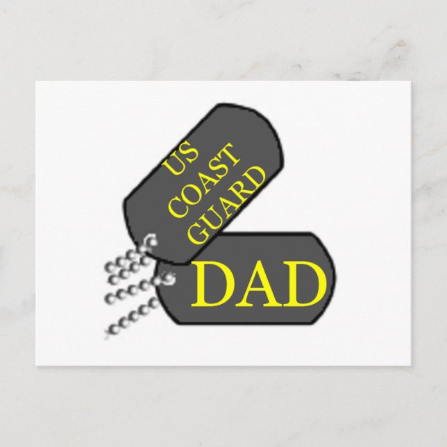 Postal Papá de USCG (Anverso)