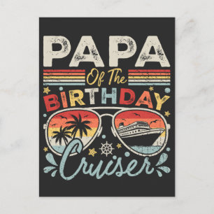 Postal Papa del crucero de cumpleaños Vacaciones