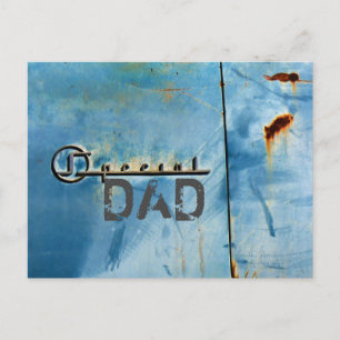 Postal Papá "especial" - Rusty American Car - Personaliza