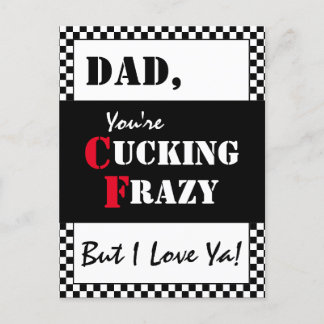 Postal Papá, estás loco | Feliz Día del Padre