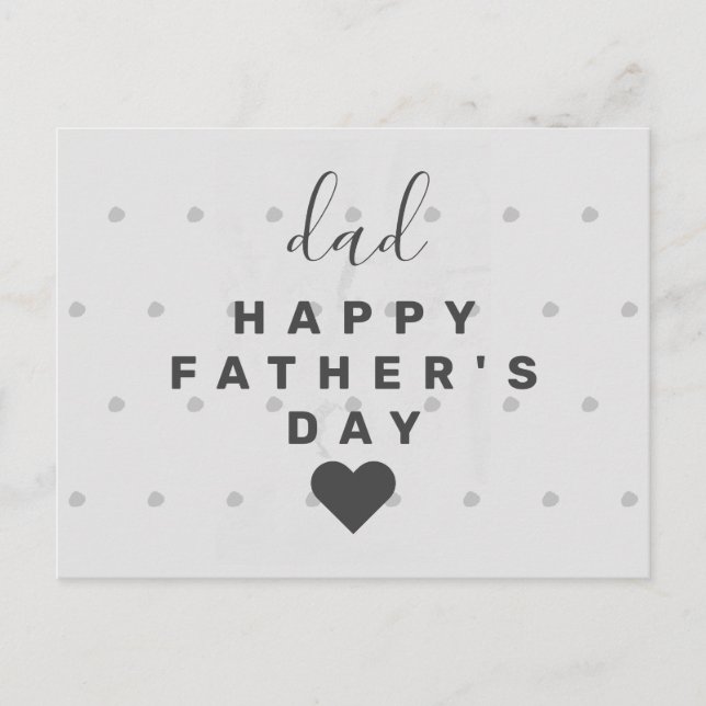 Postal Papá Feliz Día del Padre ♥️ (Anverso)