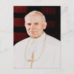 Postal Papa Juan Pablo II Jefe de la Iglesia Católica
