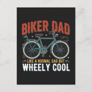 Postal Papá Motero Como Un Papá Normal Pero Muy Guay