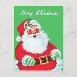 Postal Papá Noel de Navidad