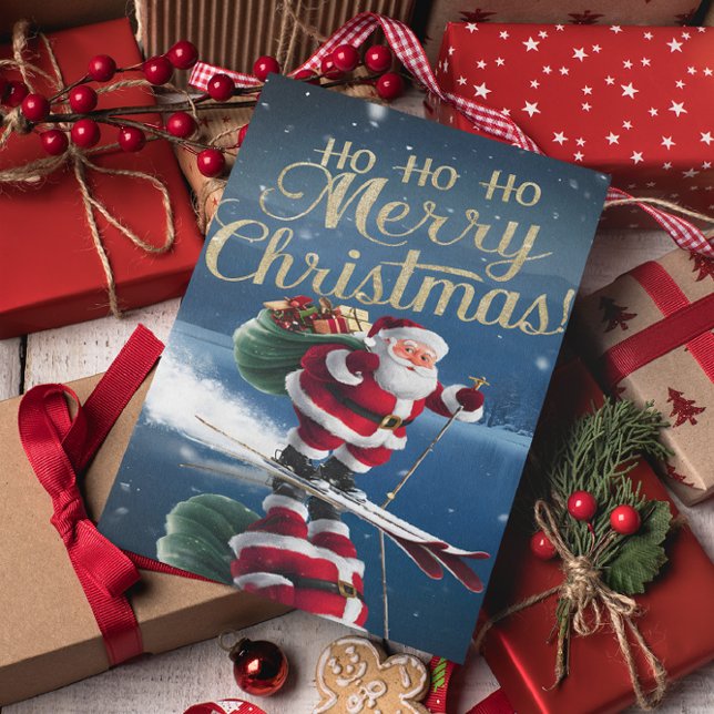 Postal Papá Noel Destruye las Pendientes (Subido por el creador)