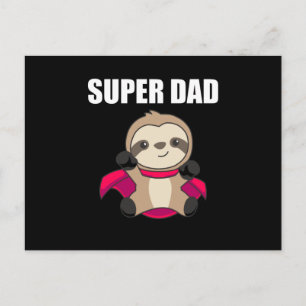 Postal Papá Noel Hero Funny Papá Padre