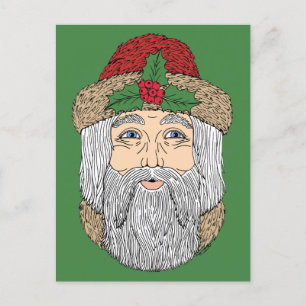 Postal Papá Noel Navidad