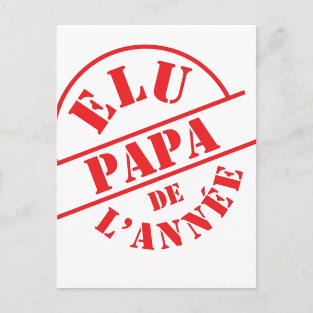 Postal Papá / Padre / Papi / Vati / Papá (Anverso)