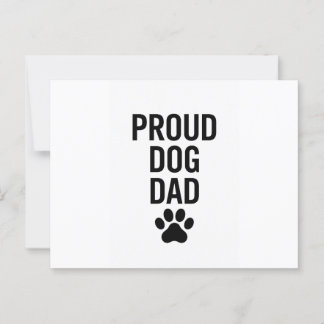 Postal Papá Perro Orgulloso – Regalo Divertido para Amant