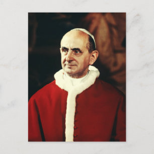 Postal Papa San Pablo VI Área Papal Histórica Conmemorati