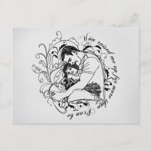 Postal Papá y la hija