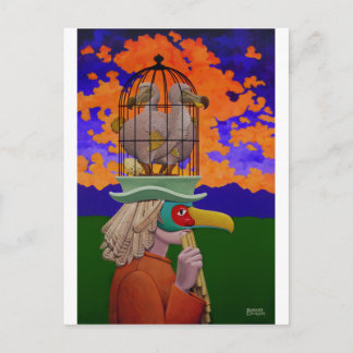 Postal Papageno o la Birdcatcher